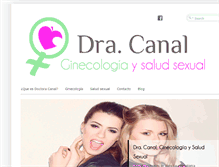 Tablet Screenshot of doctoracanal.es
